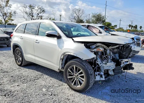 2017 Toyota Highlander Se из США, поврежденный, VIN 5TDKZRFH4HS215972